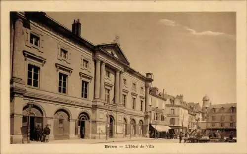 Ak Brive la Gaillarde Corrèze, Rathaus