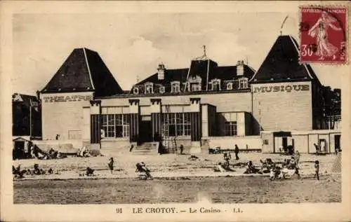 Ak Le Crotoy Somme, Casino, Theater