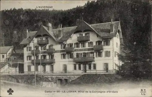 Ak Le Lioran Cantal, Hotel de la Compagnie d'Orleans