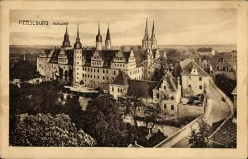 Ak Merseburg an der Saale, Schloss