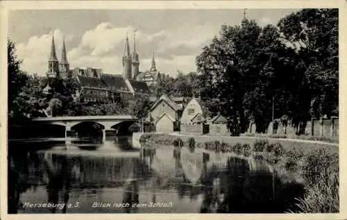 Ak Merseburg an der Saale, Schloss