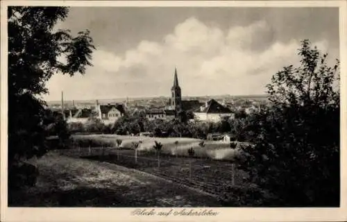 Ak Aschersleben im Salzlandkreis, Teilansicht