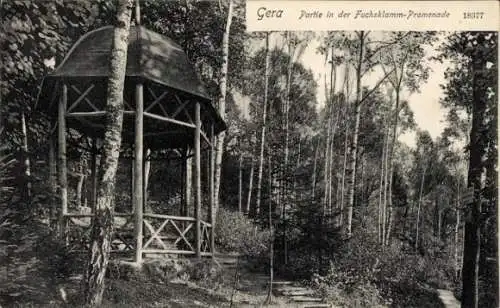 Ak Gera in Thüringen, Fuchsklamm Promenade