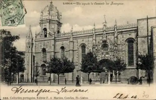 Ak Belém Lisboa Lissabon Portugal, Convento dos Jerónimos