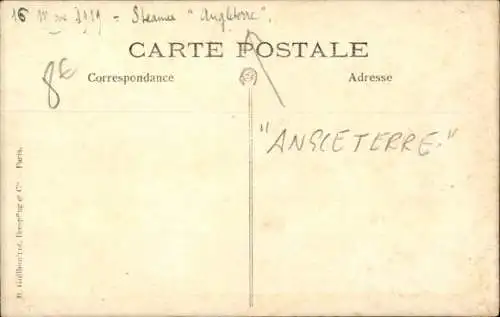 Foto Ak Frachtschiff Angleterre im Hafen