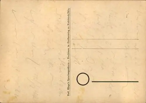 Künstler Ak Stohl, Sprachenpostkarte, Russisch, Deutsch, Polizist