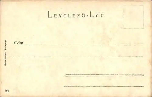 Ak Budapest Ungarn, Millenium Denkmal