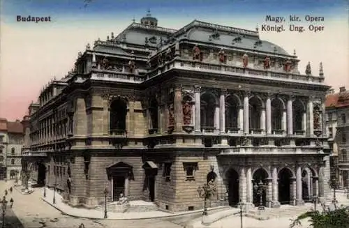 Ak Budapest Ungarn, Opernhaus