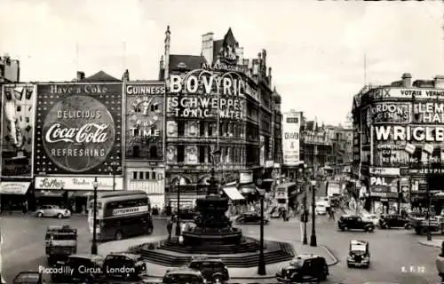 Ak West End London City England, Piccadilly Circus