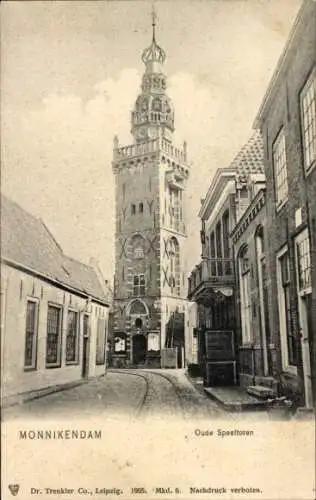 Ak Monnickendam Waterland Nordholland Niederlande, Oude Speeltoren