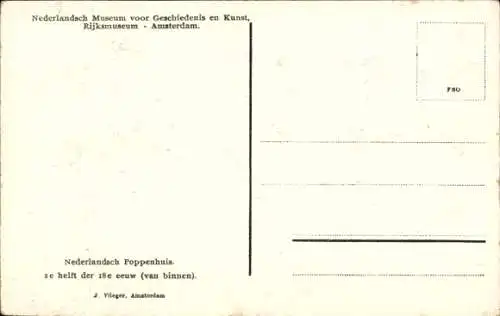 Ak Amsterdam Nordholland Niederlande, Niederländisches Puppenhaus, Rijksmuseum
