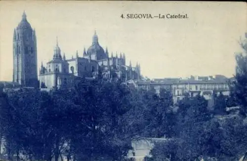 Ak Segovia Castilla y León, Kathedrale