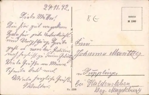 Ak Güstrow Mecklenburg, Domstraße mit der Pfarrkirche, Sattlerei Paul Krüger