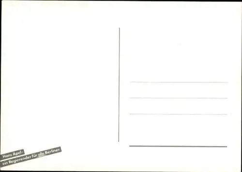 Ak SPD Politiker Hans Apel, Portrait, Finanzminister, Verteidigungsminister, Autogramm