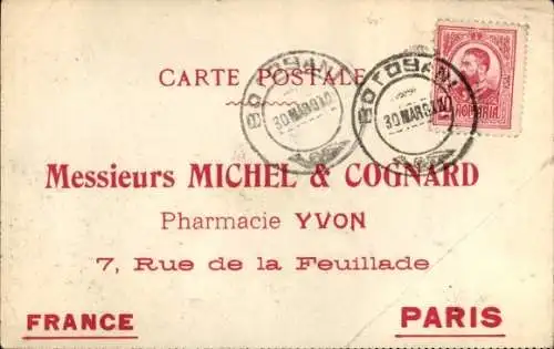 Ak Reklame, Oxyol, Ferment Metallique, Messierus Michel & Cognard, Pharmacie Yvon