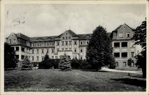 Ak Gryfów Śląski Greiffenberg Schlesien, Sanatorium Birkenhof, Außenansicht