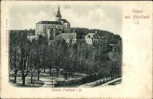 Ak Friedland Bezirk Breslau Niederschlesien, Schloss