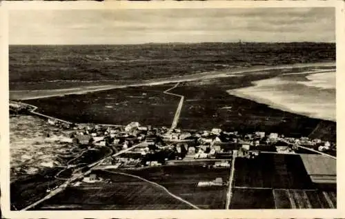 Ak Norddorf auf Amrum Nordfriesland, Gesamtansicht, Fliegeraufnahme