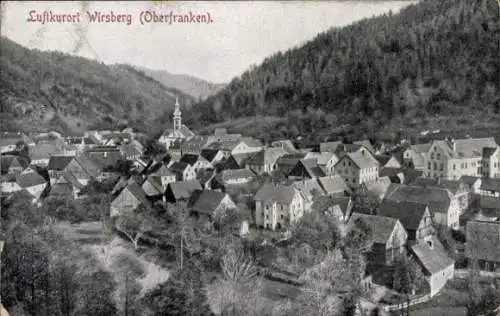 Ak Wirsberg im Fichtelgebirge, Gesamtansicht