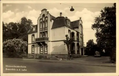 Ak Braunfels an der Lahn, Hirnverletzenheim