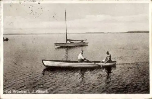 Ak Arendsee in der Altmark, Boote
