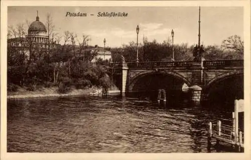 Ak Potsdam, Schlossbrücke