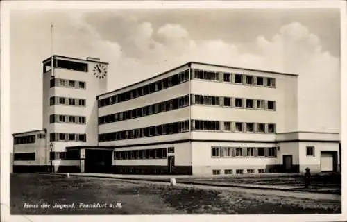 Ak Frankfurt am Main, Haus der Jugend, Hansa Allee 150