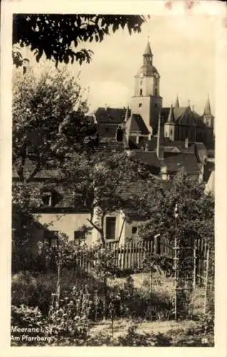 Ak Meerane in Sachsen, Am Pfarrberg, Kirche