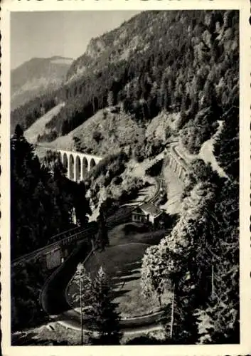 Ak Freiburg im Breisgau, Die Höllentalbahn