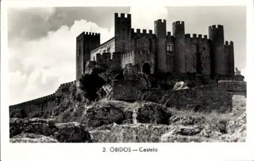 Ak Óbidos Portugal, Castelo