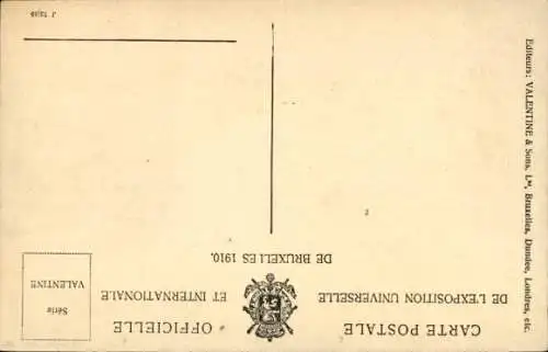 Ak Brüssel Brüssel, Ausstellung 1910, Tür in den Niederländischen Gärten