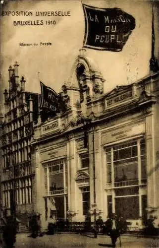 Ak-Weltausstellung Brüssel 1910, Maison du Peuple