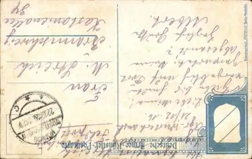 Künstler Ak Hoffmann, Anton, Deutscher Soldat in Uniform, Paradehelm