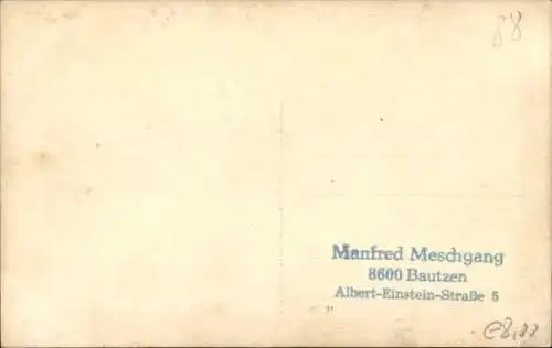 Foto Ak Bautzen ?, Zwei Clowns