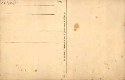 Ak Dresden Leuben, K. Fritsche, Artist, Fahrrad