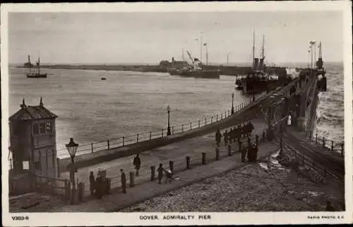 Ak Dover Kent England, Admiralty Pier