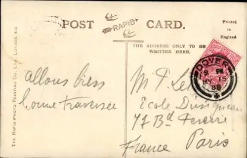 Ak Dover Kent England, Strand