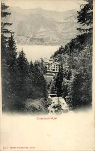 Ak Giessbach Brienz Kanton Bern, Hotel