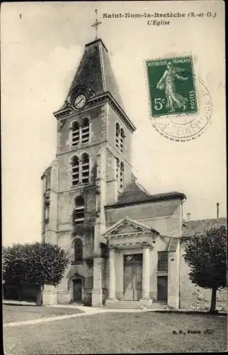 Ak Saint Nom la Bretèche Yvelines, L'Eglise