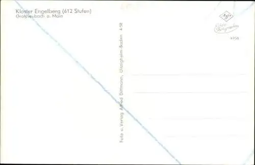 Ak Großheubach am Main Unterfranken, Kloster Engelberg