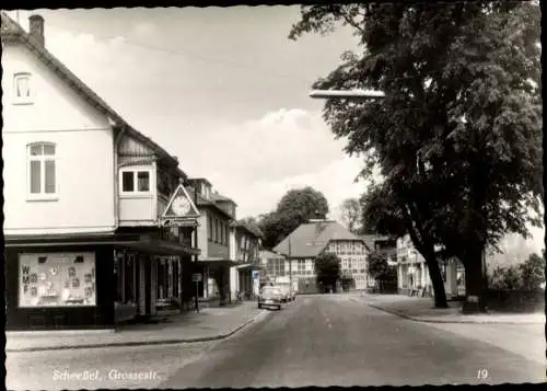 Ak Scheeßel in Niedersachsen, Grossestraße, Geschäfte, Uhr, WMF