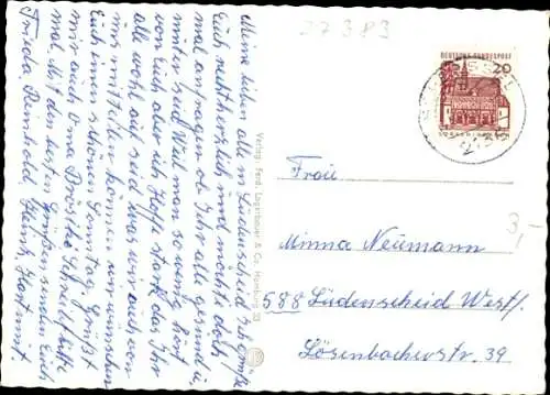 Ak Scheeßel in Niedersachsen, Grossestraße, Geschäfte, Uhr, WMF