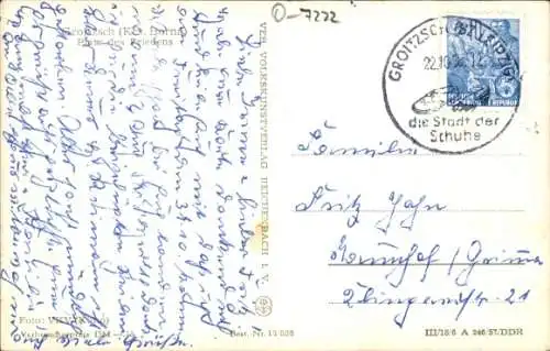 Ak Groitzsch in Sachsen, Platz des Friedens