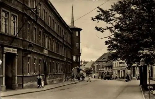 Ak Groitzsch in Sachsen, Berufsschule in der Martin Kuhn Straße