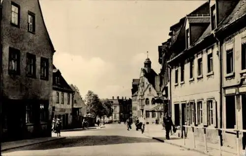 Ak Taucha in Sachsen, Leipziger Straße und Eilenburger Straße