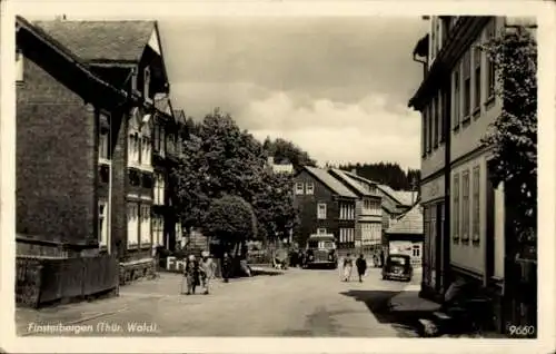 Ak Finsterbergen Friedrichroda im Thüringer Wald, Straßenansicht