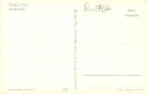 Ak Ohrdruf in Thüringen, Hauptstraße, Geschäfte