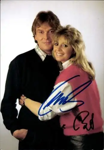 Ak Musikgruppe Cindy und Bert, Portrait, Autogramme