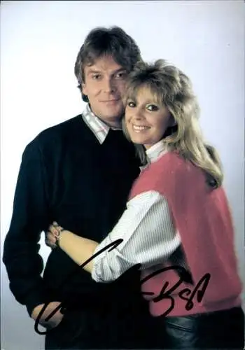 Ak Musikgruppe Cindy und Bert, Portrait, Autogramme