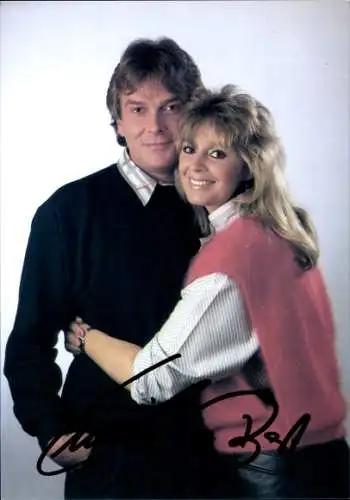 Ak Musikgruppe Cindy und Bert, Portrait, Autogramme